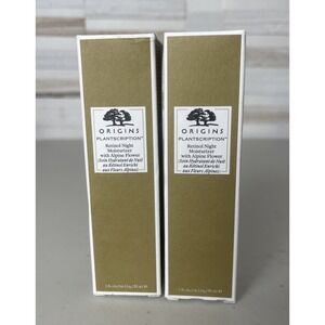 2pk Origins Plantscription Retinol Night Moisturizer With Alpine Flower 1oz/30ml